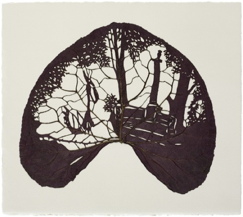 Rukoilijasirkka Aesquillia Pollan haudalla, 2008 (33 x 37,5 cm)
